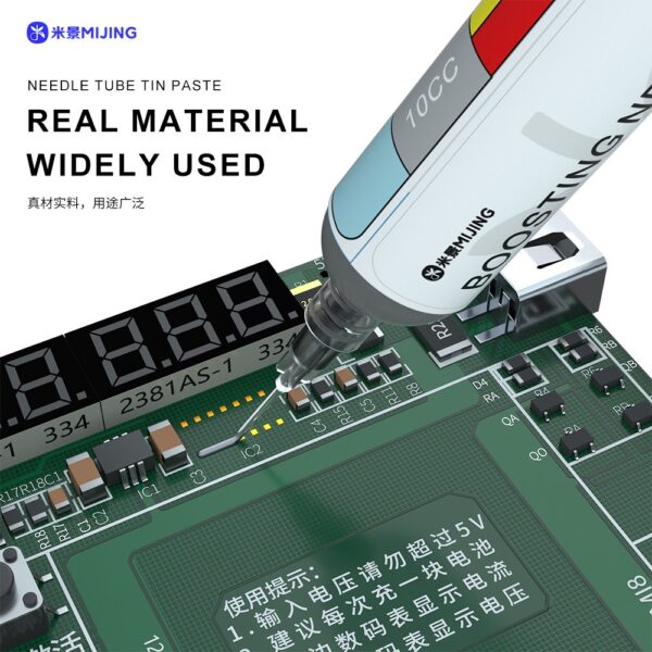 MIJING ZT-183 Neddle Tube Tin PPD Paste Soldering Past For Mobile Phone BGA Repair