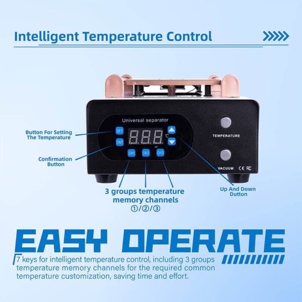 FORWARD FW-1082 8 Inches Two-Button Built-in Vacuum Separator with 3 Channels