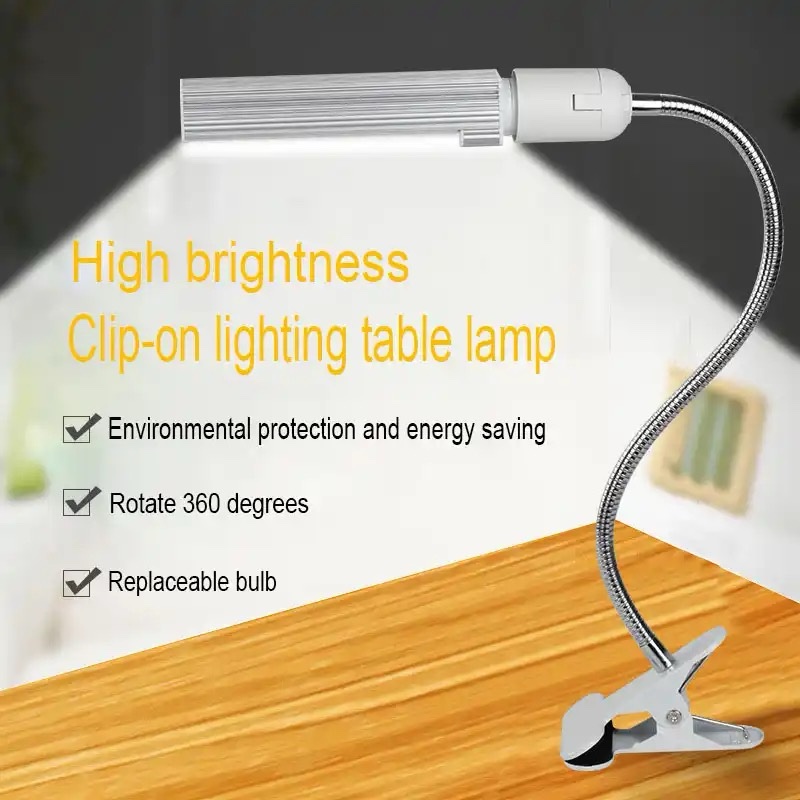 New Portable Mobile Phone Repair Dedicated Desk Lamp 64 Leds Highlight Super Bright White Light Clip-Type Work Light For Machines