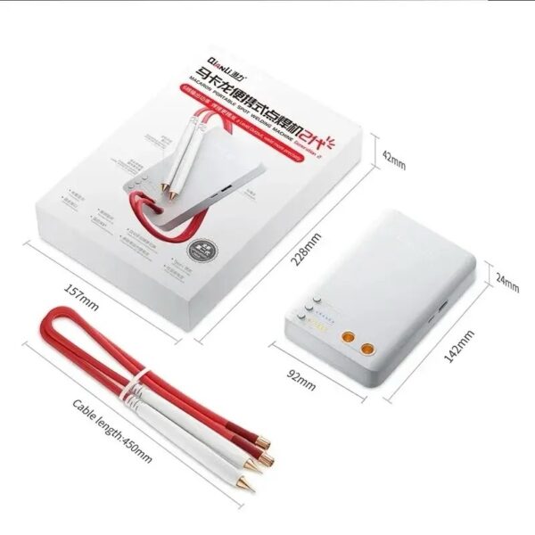 QianLi Macaron 2S Portable Spot Welding Machine Mini Spot Welder for IPhone 11-14PM Battery Flex Cable Soldering Repair Tools