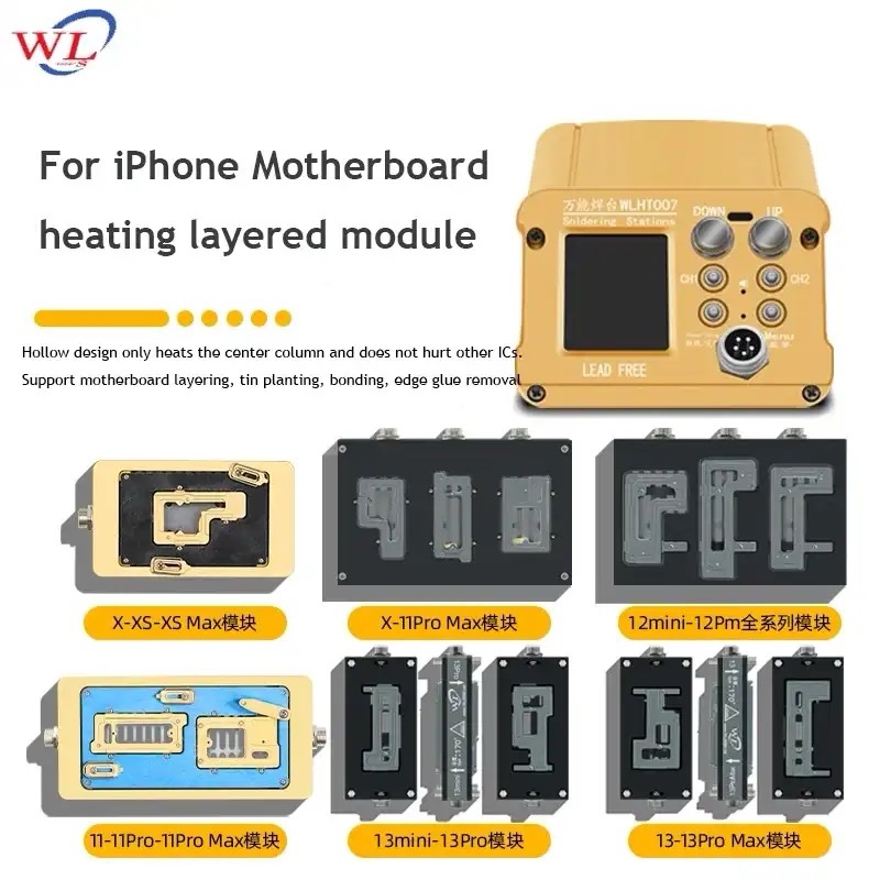 WL HT007 Pre-Heater Intelligent Temperature Control Tin Planting Mainboard Layered Heating Separater for iPhone X-15 Pro max