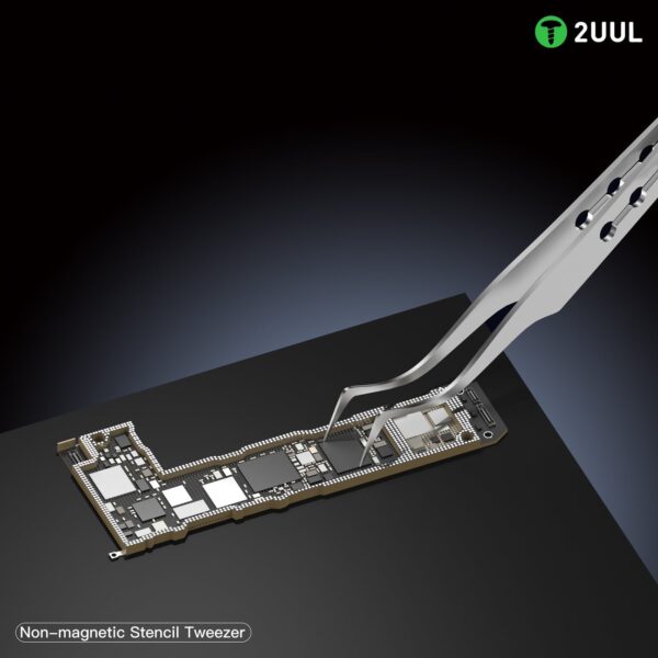 img_6589 2UUL TW22 Non-magnetic Stencil Tweezer for Precise Phone Board Repair