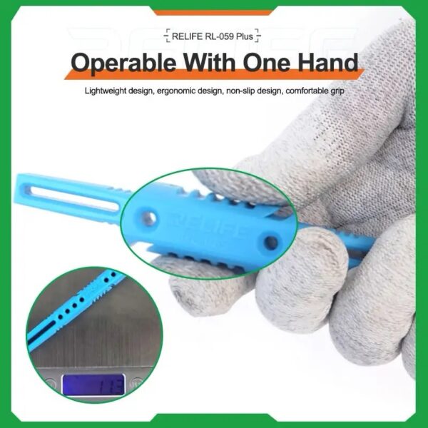 RL-059 Plus 5 in 1 LCD Screen Separation Cutting Line Diamond Wire 0.03/0.05/0.08mm for iPhone Samsung Mobile Phone Repair Tools