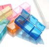 21 Compartment Transparent Color Empty Plastic Storage Box