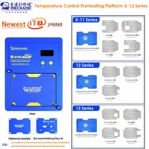 Mechanic IT3 Pro Inteligent Temperature Control Preheating Platform  X to 14 Series