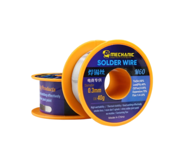 Mechanic soldering wire m60 (0.3mm)