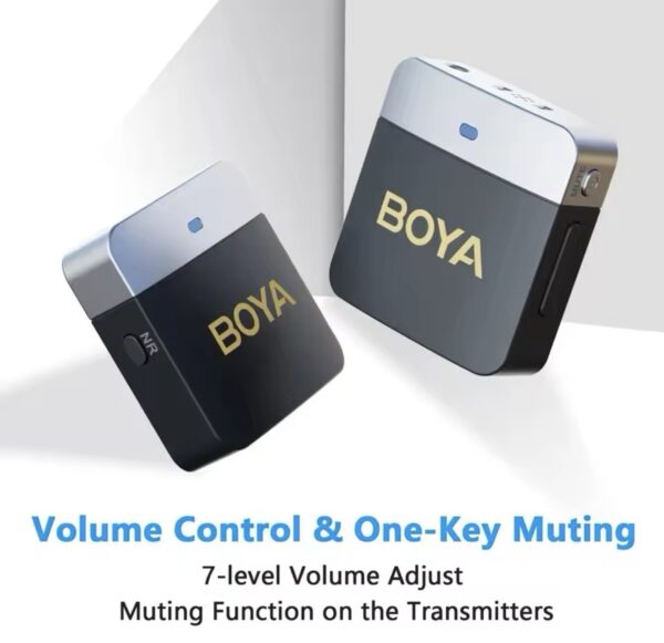 BOYA BY-M1V6 Wireless Lavalier Lapel Condenser Microphone for iPhone Android Smartphone Camera PC Gaming YouTube Broadcast Vlog