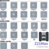Mijing Z21 MAX A8~A17 CPU Reballing Stencil Platform For iPhone 6-15Pro MAX  Android Phone IC Chip Planting Tin Template Fixture