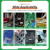img_0743 RELIFE RL-445 0.5mm High Purity Solder Wire Rosin Core Tin Wire Various Electronic Soldering Welding Weights 25g