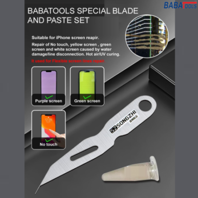 BABA TOOLS Special Blade And Paste Set For iPhone Screen Repair
