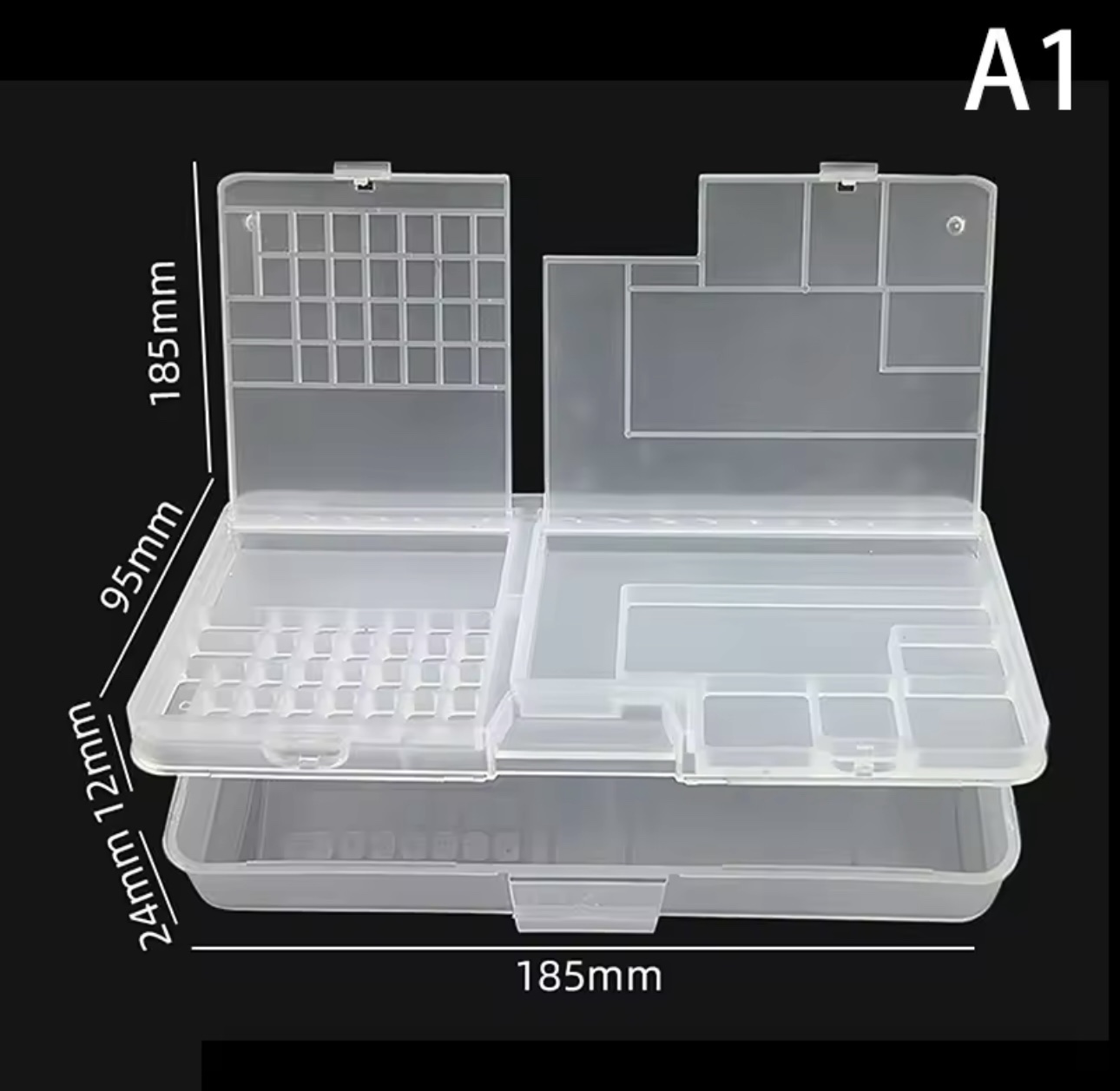 Multi-function Plastic Mobile Phone Repair Storage Box For Phone Motherboard IC Parts Repair Tools Container Collector