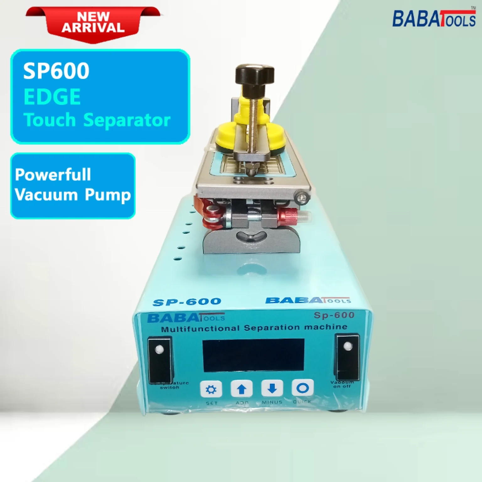 BABA SP600 EDGE Touch Separator Powerfull Vacuum Pump Digital Display LCD Touch Separator Machine