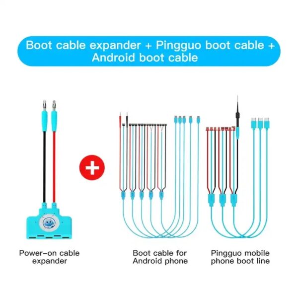 MaAnt KJ-03 Boot Cable Power on Extender for Android iPhone 6 - 14 Pro Max iPhone DC Power Boot Cable Repair Hand Tools