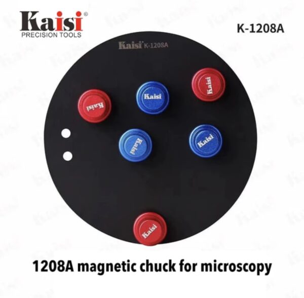 Kaisi K-1208A Magnetic PCB Holder Mobile Phone Repairs Tools With 6Pcs Magnetic Absorption Cellphone Motherboar