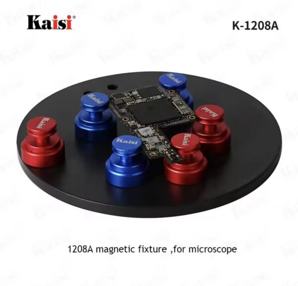 Kaisi K-1208A Magnetic PCB Holder Mobile Phone Repairs Tools With 6Pcs Magnetic Absorption Cellphone Motherboar