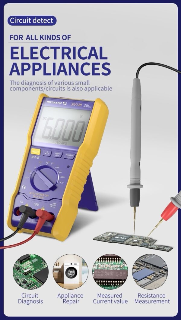 MECHANIC SIV-120 FULLY AUTOMATIC MULTIMETER