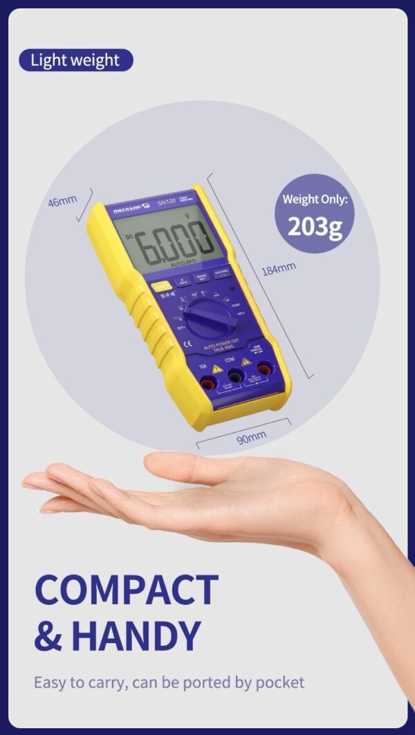 MECHANIC SIV-120 FULLY AUTOMATIC MULTIMETER