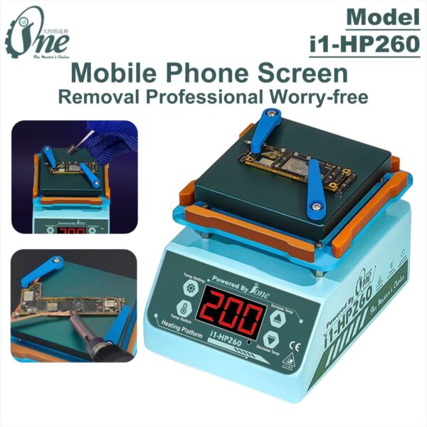iOne i1-HP260 Multi-Functional High Temperature Android Universal Pre Heating Table