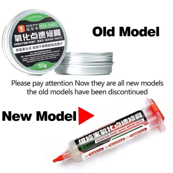 img_1452 YCS 50g Solder Flux For Stainless steel/Nickel/copper Soldering Flux CPU IC BGA Oxidation Spot Welding Battery Soldering Paste