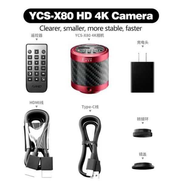 YCS 4K Trinocular Microscope Camera CMOS HDMI 1080P Industrial Video Digital Image Acquisition USB Camera for PCB Repair tools
