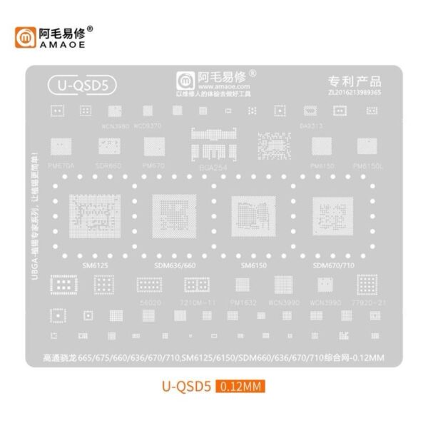 AMAOE U-QSD5 STENCIL