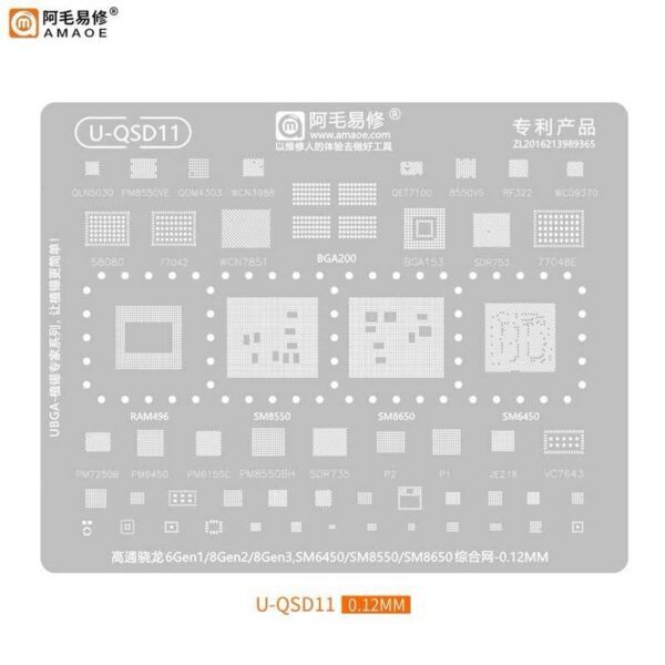 AMAOE U-QSD11 STENCIL