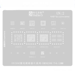 Amaoe UN:2 CPU BGA Reballing Stencil for UMW2652 UMP510G UIP8910 UIS8910 UMS9230H SGM41512 BGA153 BGA200