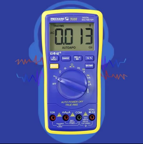 MECHANIC V90C High Precision Digital Display Voice AC DC Voltage Current Resistance Measurement Multimeter