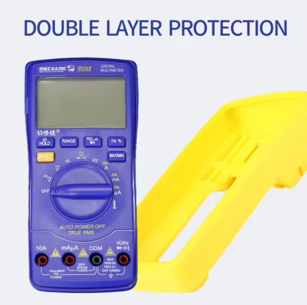 MECHANIC V90C High Precision Digital Display Voice AC DC Voltage Current Resistance Measurement Multimeter