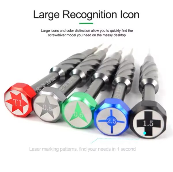 RELIFE RL-728A Screwdriver Set for Phone and Laptop Repair Strong Magnetic Disassembly Tools