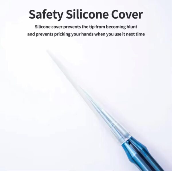 YCS-11C Blue Titanium Alloy Strait Pointed Tweezers for Mobile Phone Repair