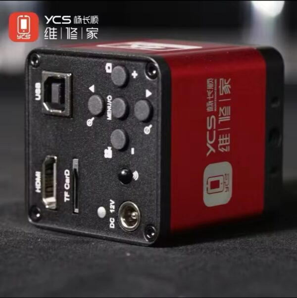 YCS Industrial Microscope Camera 4K Red High Pixel Camera Microscope FOR Trinocular Stereo Microscope