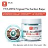 YCS 2mm 2015 Desoldering Braid Solder Remover Wick BGA Soldering Wire Tin Lead Cord Flux Absorption Line Braid Tape 1.5M tools