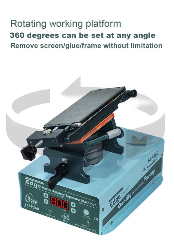 iONE i1-SP360 Edge Curved Lcd Screen Separator 360° Rotation for Flat and Curved Screen