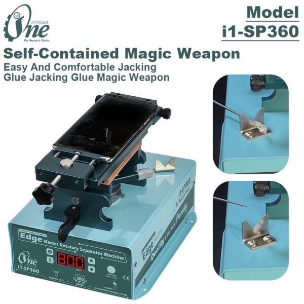iONE i1-SP360 Edge Curved Lcd Screen Separator 360° Rotation for Flat and Curved Screen