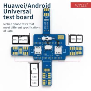 WYLIE SIM Smartphone Signal Universal Test Board Single and Dual Card Detection SD Card Detection For IPHONE Android Repair Tool