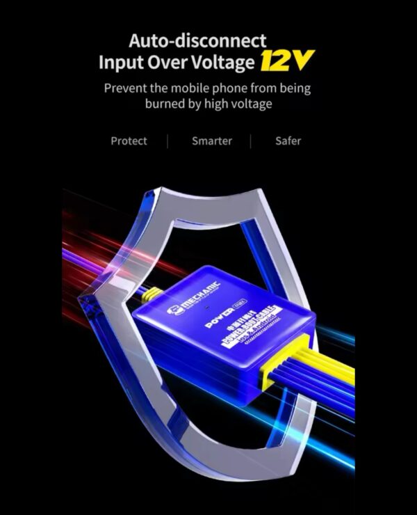 MECHANIC Power Max Series Power Supply Test Cable Mobile Phone Boot Line Battery Test Cord Kit for Android iOS System Repair