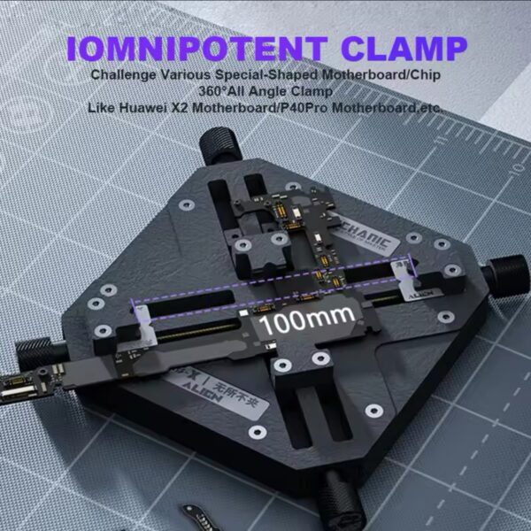 Mechanic Special-Shaped-X Fixture 360° Multi Angle Adjustment Clamp Universal For PCB Board IC Chip Repair Soldering Platform