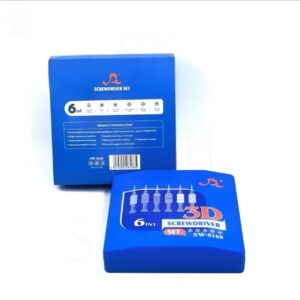 Screwdriver SW-8168 3D Strong Megnetic 6 In 1 Set For iPhone Notebook Watch And Glasses Repair With Magnetic Screwdriver Set