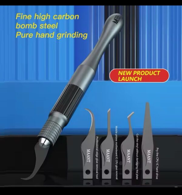 Multifunctional MaAnt Blade Glue Remover Knife IC Chip Phone NAND Hard Drive Pry Handle Edge BladeRepair Tools MY-102