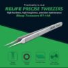 img_1928 Relife RT-14A Precision Tweezers Straight Tip Phone CPU IC Repair Clips Hand Tool Mobile Phone Repair Tweezers