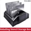 YCS-W08 Bga Reballing Stencil Storage Box
