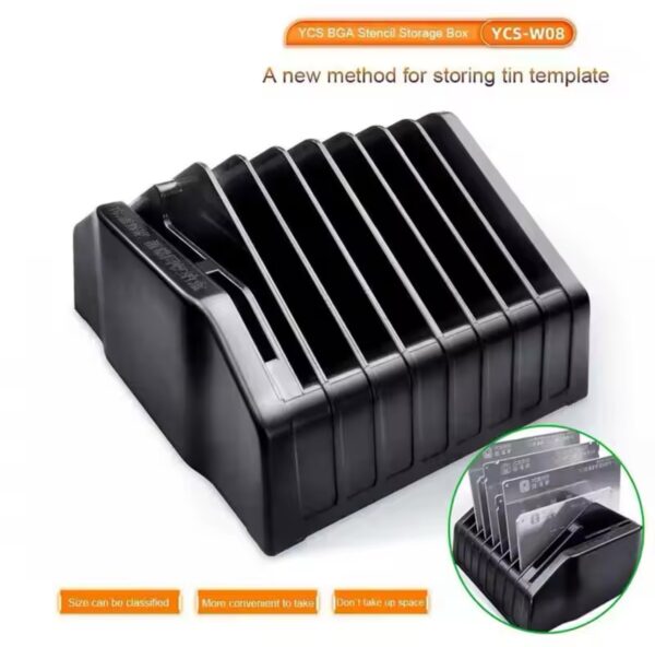YCS-W08 Bga Reballing Stencil Storage Box