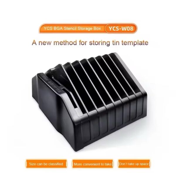 YCS-W08 Bga Reballing Stencil Storage Box