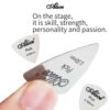 Alice Metal Opener Pick 0.3mm Thin Durable Silver Color Professional tools