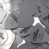Alice Metal Opener Pick 0.3mm Thin Durable Silver Color Professional tools