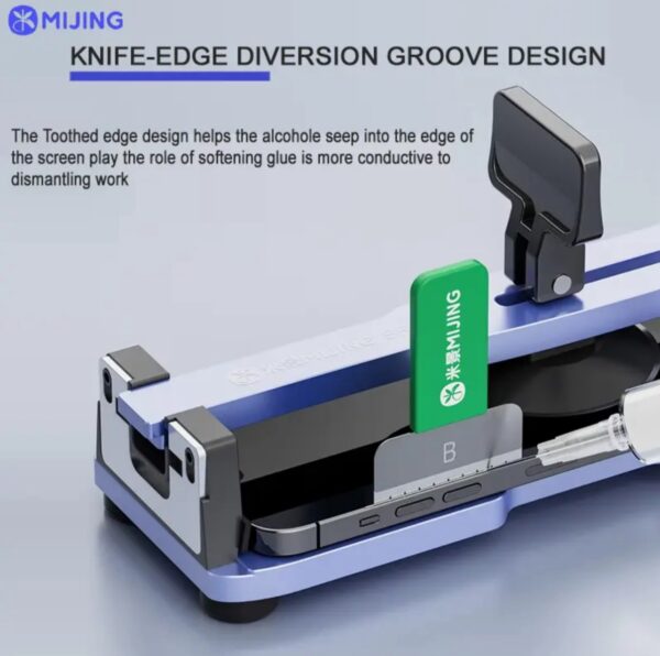MIJING S3 3 in 1 Toothed Disassembly Piece Disassemble the Phone Screen/Curved Screen Edge/Middle Frame/Back Cover Repair Card
