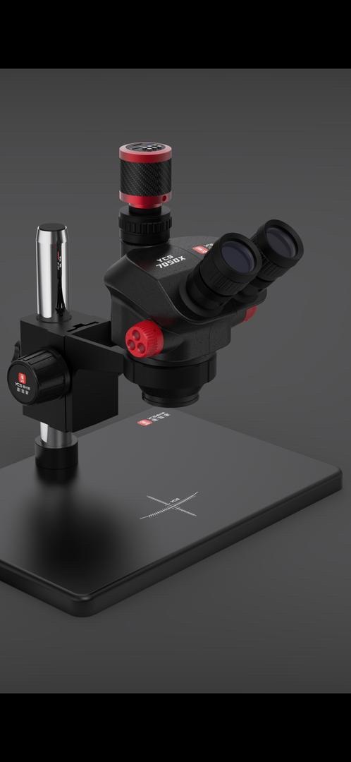YCS 7050X Trinocular Stereo Microscope Industrial Grade Continuous 7-50X Zoom for Phone PCB BGA Repair Precision Work Tools