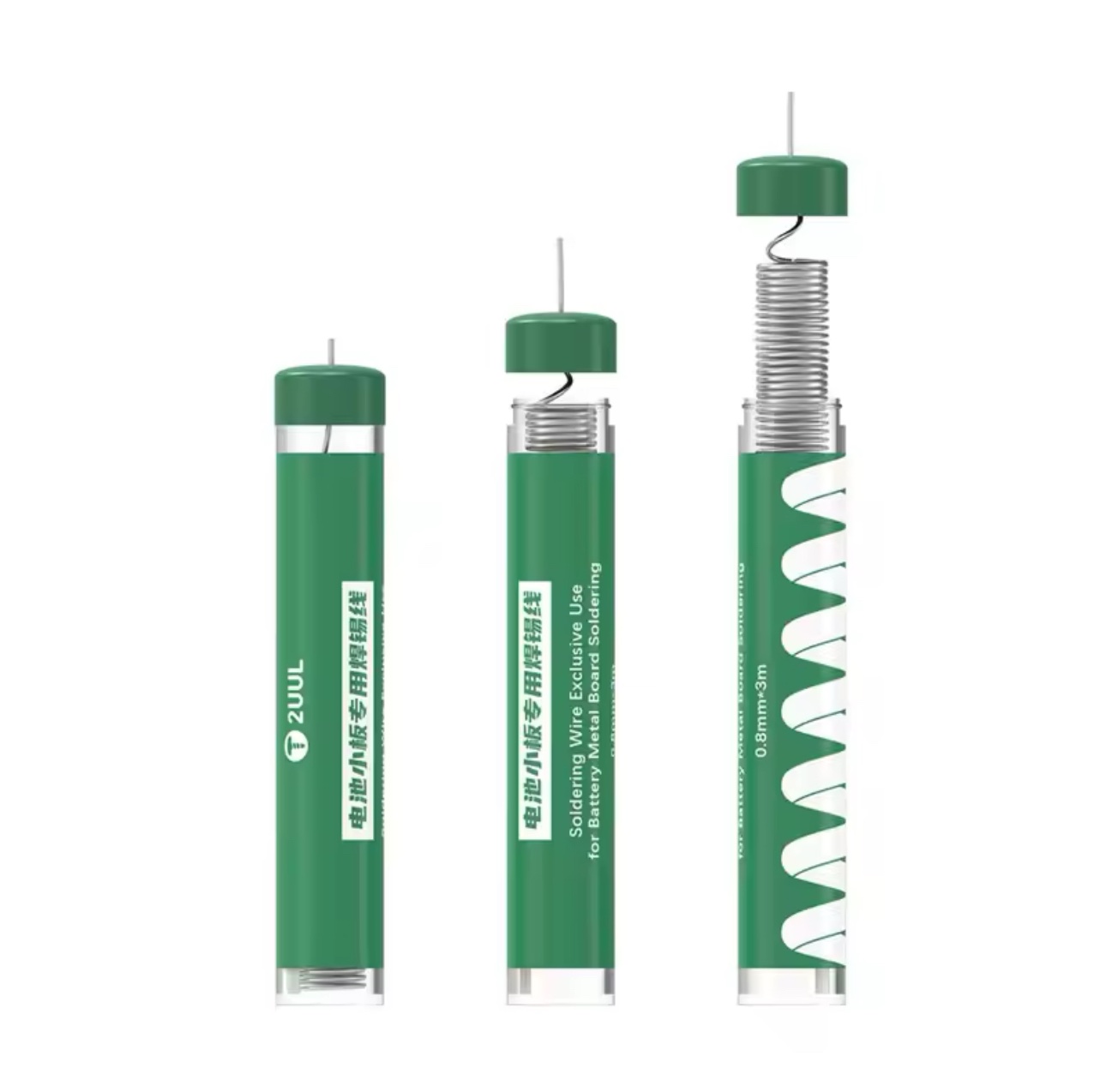 2UUL SC39 Soldering Wire for Mobile Phone Battery Metal Board 0.8mm*3m No Need Spot Soldering Machine Welding Tin Line - Image 3