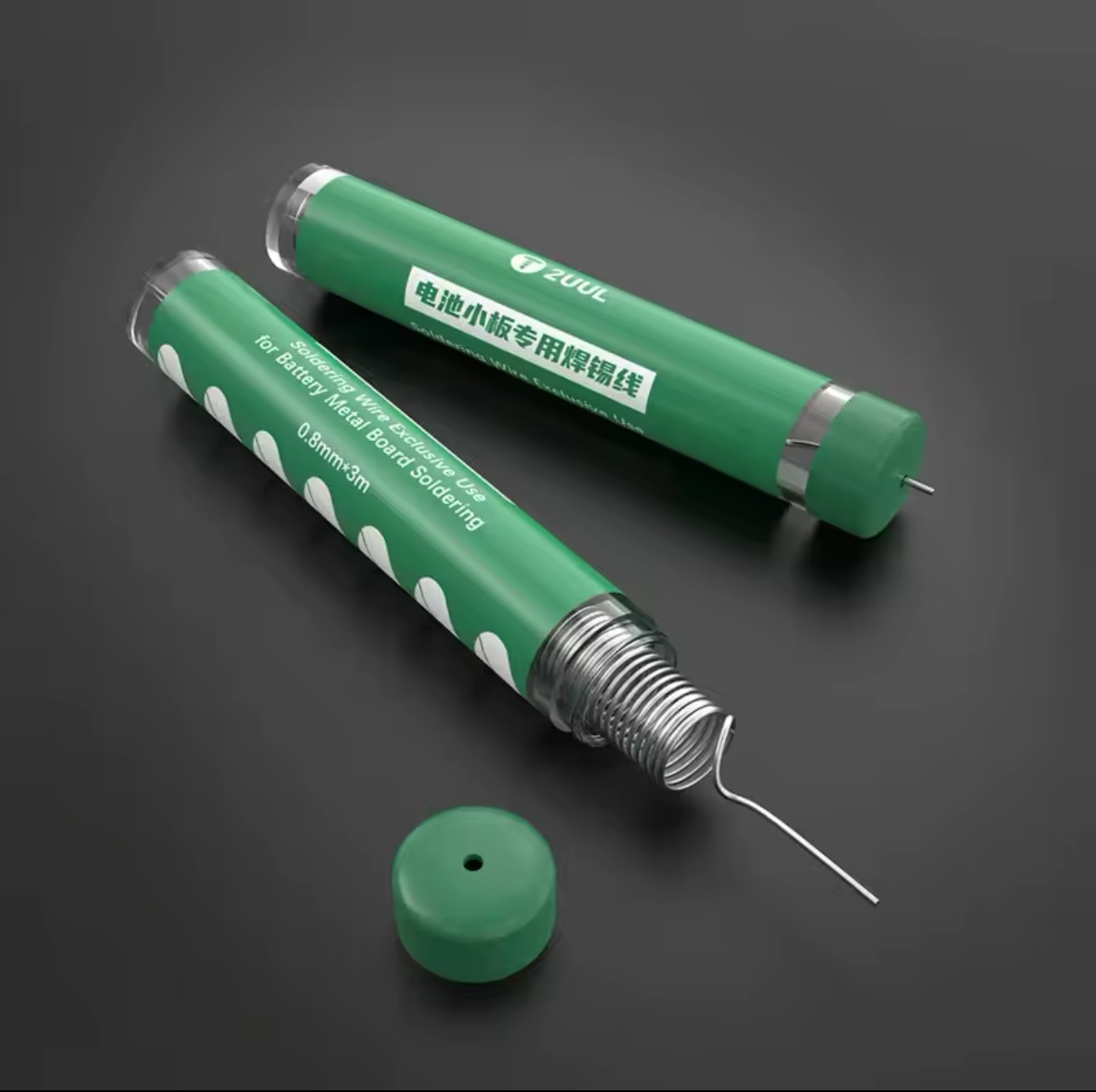 2UUL SC39 Soldering Wire for Mobile Phone Battery Metal Board 0.8mm*3m No Need Spot Soldering Machine Welding Tin Line - Image 4